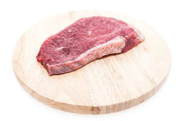 Raw beef meat